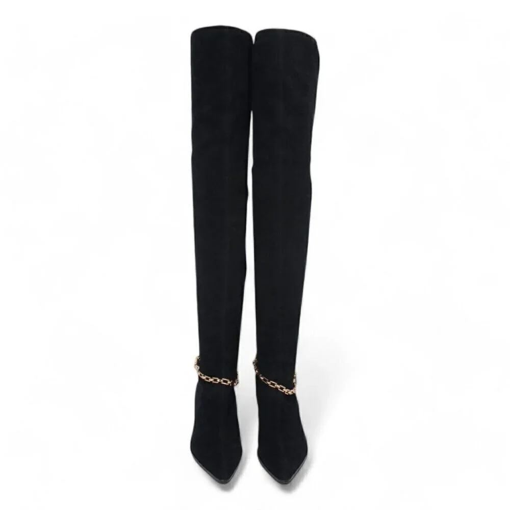 Stella Luna Over the Knee Suede Boots